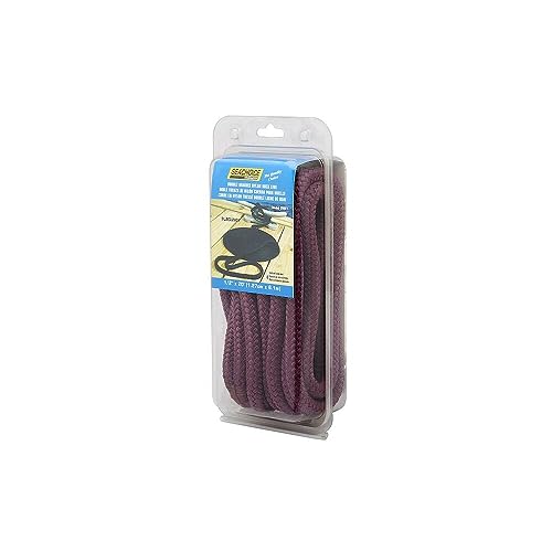 image for Seachoice Double-Braid Nylon Dock Line w/Eye Splice, Pre-Shrunk, Heat 