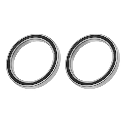 METALLIXITY Deep Groove Ball Bearings (6705-2RS, 25mm x 32mm x 4mm) 2Pcs, Chromium Steel Double Sealed Industrial Bearings - for Industrial Micro Motor