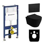 lavita – Lavita Duofix Basic Vorwandelement + Wand Tiefspül WC Brava 