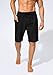 Men's Swim Trunks Quick Dry Board Shorts with Zipper Pockets Beach Shorts Bathing Suits for Men - No Mesh Liner(Black,XL)