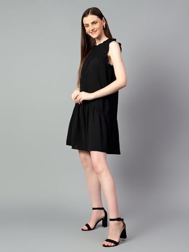 Image of KOTTY Women's Dashing Designs Charmed Whisper Black Dress