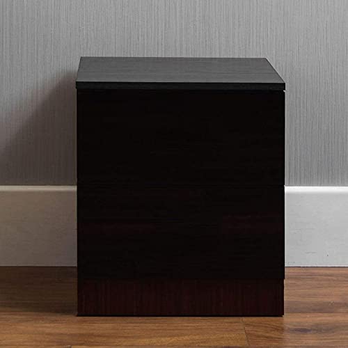 Pimex Side Table Nightstand Modern Nightstands Bedside Table Living Room Organizer Storage Cabinet Bedroom Bedside Table 2 Drawers Home Furniture