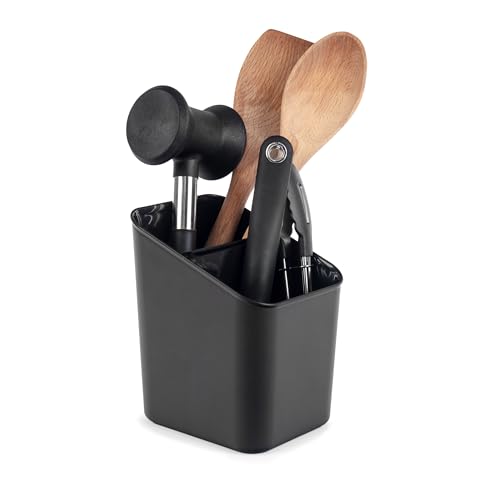 KADAX Abtropfständer für Besteck, Abtropfkorb für Küche, Besteckkorb, Abflusshalter, Besteck-Organizer, Ständer zum Abtropfen von Besteck,...
