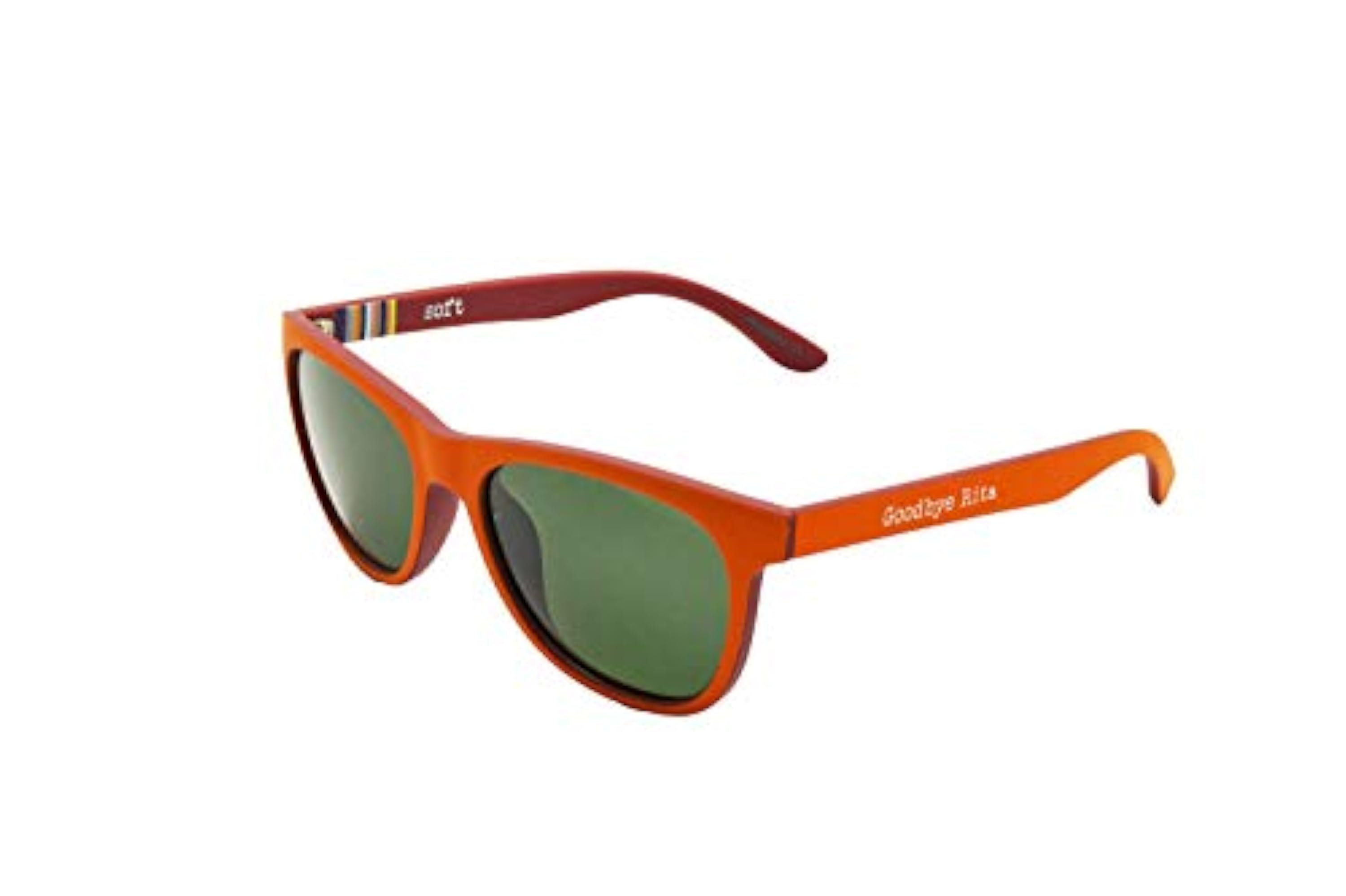 Goodbye, Rita. - Gafas de Sol para Hombre y Mujer - Colección Soft - Montura Jagger - Fabricadas en Policarbonato - Lentes Polarizadas de TAC en Color Verde - Color Naranja y Burdeos - 145x50 mm