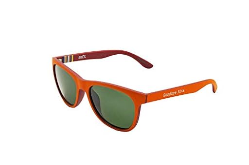 Goodbye, Rita. - Gafas de Sol para Hombre y Mujer - Colección Soft - Montura Jagger - Fabricadas en Policarbonato - Lentes Polarizadas de TAC en Color Verde - Color Naranja y Burdeos - 145x50 mm | Ya disponible en tu tienda friki favorita! En mundofriki.es!