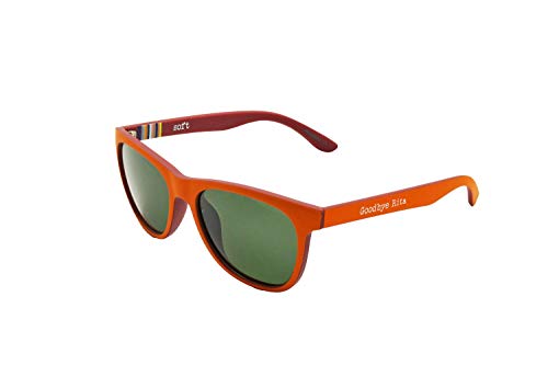 Goodbye, Rita. - Gafas de Sol para Hombre y Mujer - Colección Soft - Montura Jagger - Fabricadas en Policarbonato - Lentes Polarizadas de TAC en Color Verde - Color Naranja y Burdeos - 145x50 mm