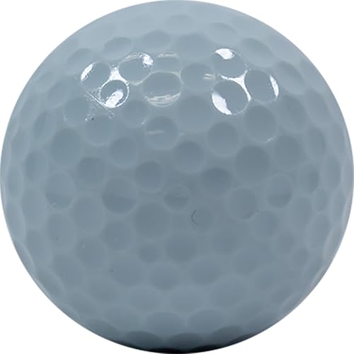 GBM Plain Gray Golf Balls – Standard 2-Piece Construction Golf Balls Gift for Dad, Husband, Perfect for Parties, Events & Short Game Play, Birthday's, Father's Day, Set of 12
