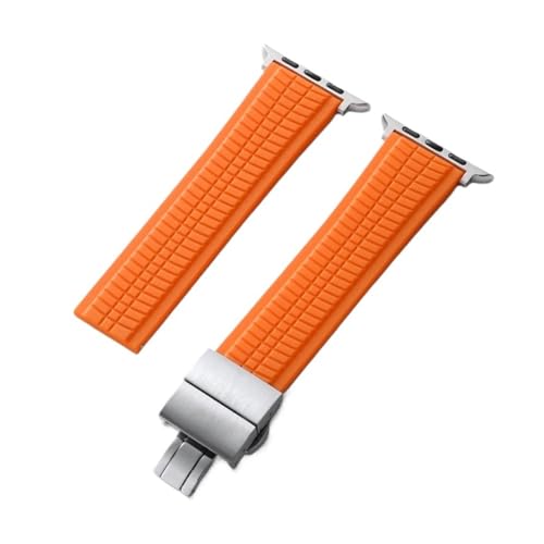 [SLFJEYTX] Iwatch Ultra 2 1 49mm �V���[�Y 10 9 8 7 Se 6 5 �p�X�g���b�v 1�{ ���v�o���h 46mm 45mm 44mm 42mm �\�t�g�u���X���b�g(Orange,S10-46mm(42-44mm))