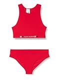 Tommy Hilfiger Mädchen Crop TOP Bikini-Set, Primary Red, 14 Jahre