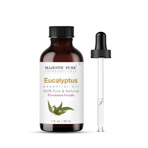 Image of Majestic Pure Eucalyptus Essential Oil for Diffuser - 1 Fl Oz | 100% Natural Essentials Oils for home fragrance, diffuser use, massage, DIY candles, DIY soaps, Aromatherapy