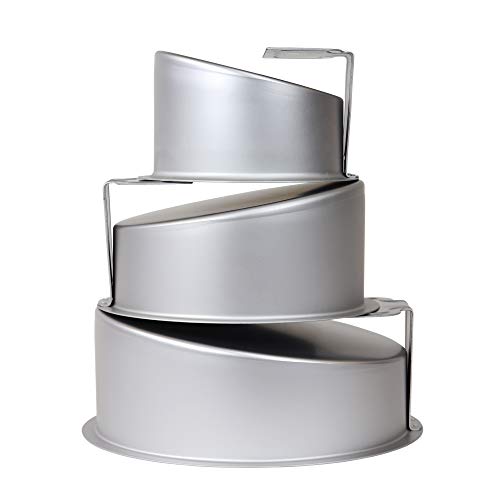 PME Topsy Turvy Round Pan, Anodised Aluminium, 8" / 203mm, Silber - Image 4