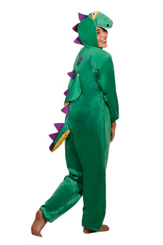 Costumi Animali per Adulti Unisex Pigiama Fancy Dress Outfit Cosplay Onesies (Dinosauro)
