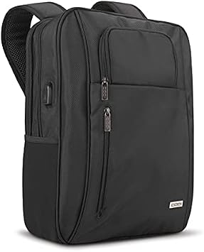 CODi Magna 17.3 Laptop Backpack TSA-Friendly, Anti-Theft, USB Charging Port, Padded Laptop & Tablet Compartments, Water-Resistant Business Travel Bag