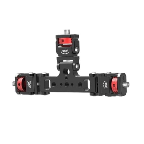 Adjustable Triple Mount Bracket 1/4inch for Action Camera Phone Tripod Live