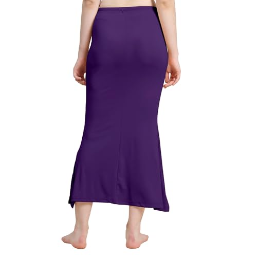 Image of Amazon Brand - Anarva Women Cotton Blended Saree Shapewear Regular Petticoat Skirt For Saree