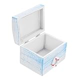Durabilidad: con madera resistente, esta caja es sólida y resistente al desgaste, de madera, linda decoración estética del dormitorio