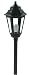 Paradise GL22768BK Low Voltage Cast Aluminum 10-Watt Halogen Savana Post Fixture, Outdoor Path Lighting, Black