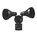 Heath Zenith HZ-5318-BZ Motion-Sensing Shielded Wide-Angle Twin Security Light, Bronze