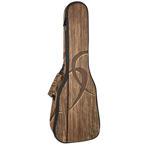 Housse ukulélé étanche ténor sac à dos de transport rembourré pour instrument 60,9 cm