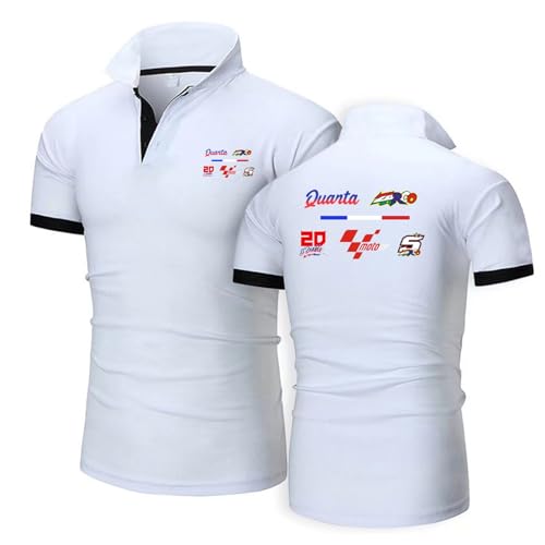 T-Shirts Quartararo Zarco Homme : haut respirant pour tennis, golf et sorties décontractées