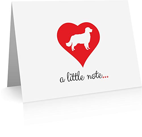 Image of Little Notes by Comptime Golden Retriever Note Cards (24 Fold-over Cards and Envelopes) Dog Breed Notecards