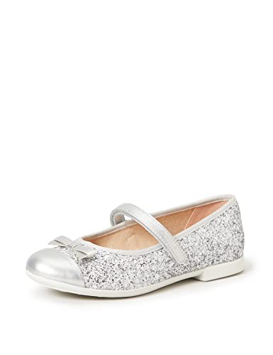 Geox Damen Jr Plie' A Ballerinas 39 EU Silber,Silber,39 EU