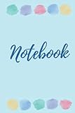  Hardcover Notebook: Simple blue cover