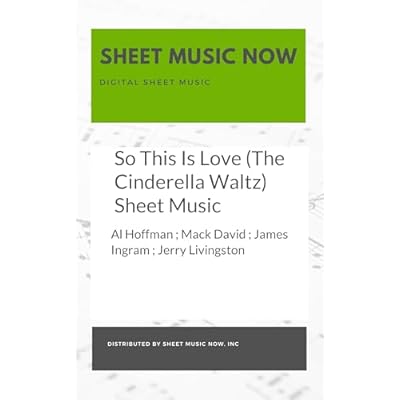 So This Is Love (The Cinderella Waltz) Sheet Music