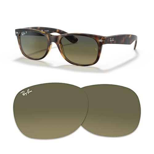 NEW RB2132 New Wayfarer Polarized Replacement Lenses For Men For Women+BUNDLE with ACCESSORY EYEWEAR KIT