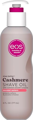 eos Cashmere Shave Oil Coconut Waters Moisturizing Shave Oil 6 oz
