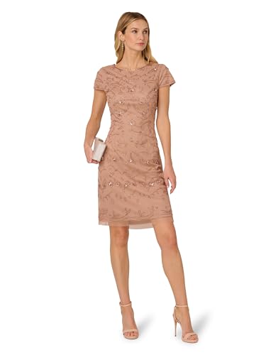 Image of Adrianna Papell Women's Beaded Sheath Dress