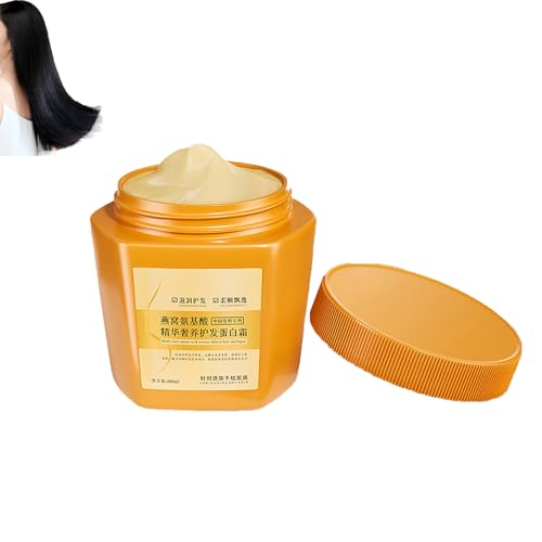 Nid Oiseau Soins Cheveux Luxe Supplémentaires, Hydrate, Répare, RéDuit Les Frisottis, Crème ProtéInée Capillaire Aux Acides Aminés, Pour Cheveux Secs, Bouclés Ou AbîméS