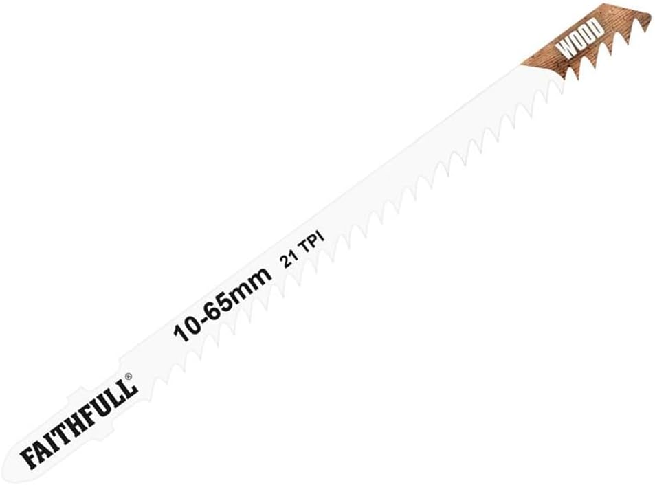 Faithfull JBT301CD Jigsaw Blades - Wood (Pack of 5)