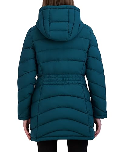 HFX Women's Mid-Weight Puffer Jacket – Water-Resistant, 4-Way Stretch Fabric Insulated Coat4