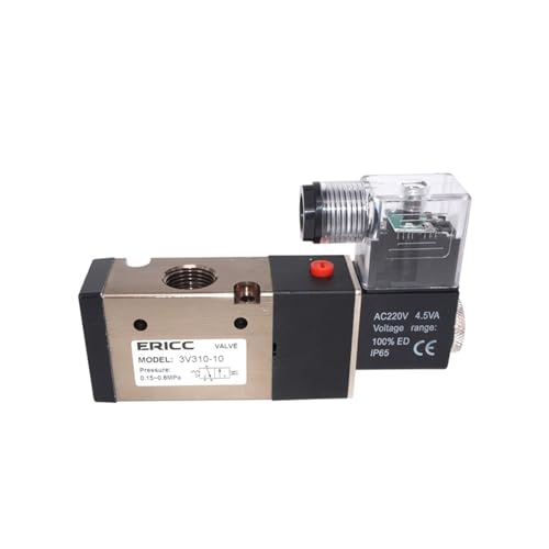 Vanne d'inversion électromagnétique 3V310-10 NC robuste avec raccords rapides 8mm