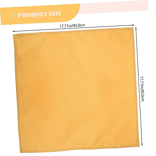Servilletas de tela SHOWERORO 10 unidades color dorado miniatura 2
