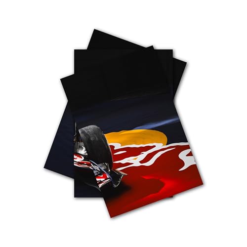 Image of Wrap & Wish Red Bull Racing RB22 Formula 1 2026 Front View Split Wall Posters Set (A4 Size, 9x12 Inch) | Pack of 3 | Vintage F1 Designs & Marvel Room Decor
