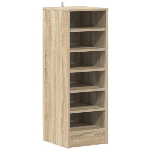 vidaXL Armoire à Chaussures, Étagère à Chaussures avec Rangement, Meuble à Chaussures Entrée Salon, Scandinave, Chêne Sonoma Bois d'Ingénierie