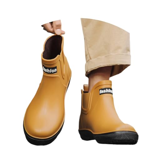 Bottes de pluie pour hommes pour camping en forêt et randonnée nature