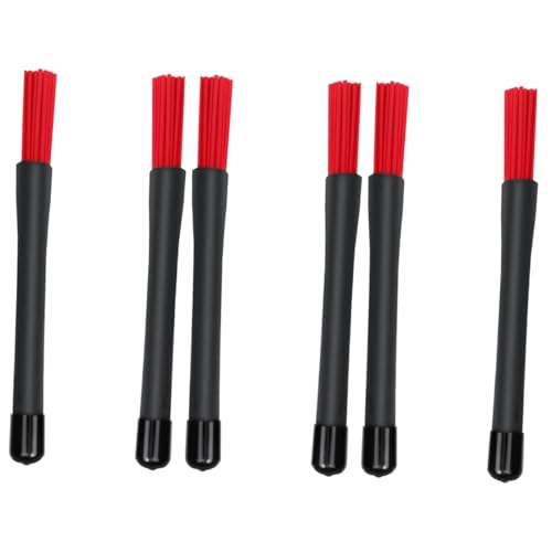 Abaodam 3 piezas Baquetas para batería con punta de nylon, accesorio de percusión rojo miniatura 2