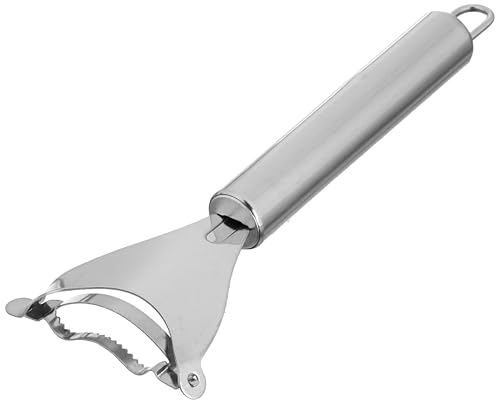 Image of Clazkit Stainless Steel Corn Peeler Tool - Heavy Duty Corn Stripper, Sweet Corn Kernel Remover, Serrated Blade Corn Cutter, Kitchen Tool for Fast Corn Peeling-Pack of 1