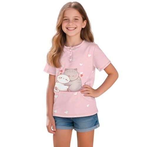 Girls T-Shirt Summer T Shirts for Kids Short Sleeve Tee Tops3