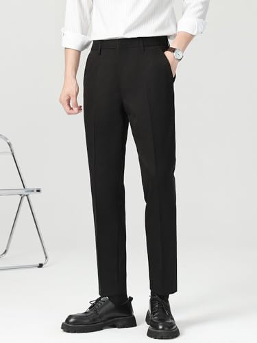 Men's Ankle Dress Pants Business Casual Drop Office Trousers Pants for Men2