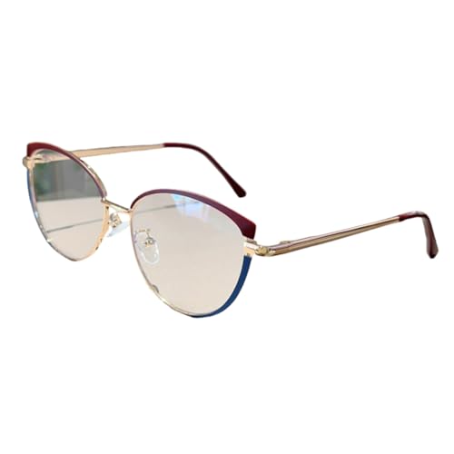 Lunettes œil de chat pour femmes à monture multicolore chic