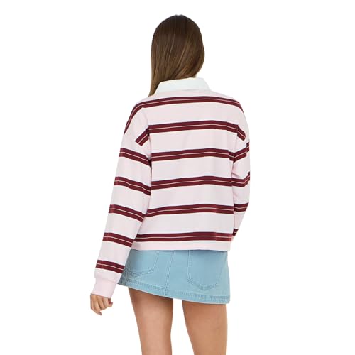 Forever 21 Women's Oversized Polo Style Shirt, Pink, S by Forever 21 - Used condition - Image 4
