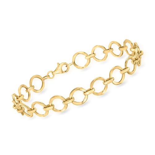 Ross-Simons 14kt Yellow Gold Circle-Link Bracelet