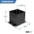 Iron Forge Tools 6x6 Post Base for Concrete, 4 Pack 5.6" x 5.6", Black Powder Coated Heavy Duty Steel Fence Post Anchors for Wood Deck, Fence, Porch, Railing or Pergola Brackets