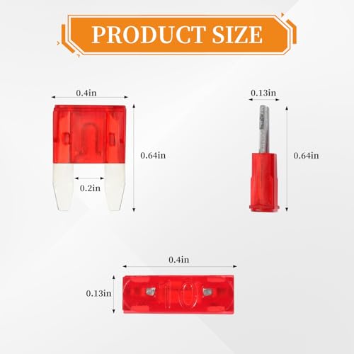 Image of Xfopz 120Pcs Fuse Assortment Kit, Car Boat Truck SUV Auto Automotive Assorted Replacement Blade Mini Fuses -2A 3A 5A 7.5A 10A 15A 20A 25A 30A 35A with Fuse Puller (120)