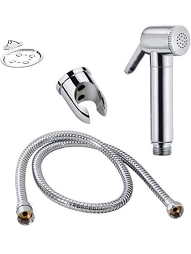 Image of Toilet Jet Spray Ennius Efficient Multipurpose Jet Spray For Toilet, Bathroom Jet Spray | Bathroom Jet Spray For Toilet - Cleaning, Rinsing & More | Jet Spray For Toilet | Jet Spray Jaq Brass set