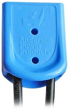 ANDERSON POWER PRODUCTS B02265G3 Connector Housing, Finger Proof, Blue, SBS Mini Series, Plug, Receptacle, 2 Positions